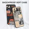 Voor POCO M4 Pro 4G Case Xiaomi Cover M4Pro Zwart Tpu Case Hond Kat Bloemenpatroon