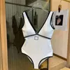 Maiô Feminino de Uma Peça Roupa de Banho Feminina Branca Roupa de Banho Feminina Roupa de Banho Sem Encosto para Férias Vôlei de Praia Bodysuit