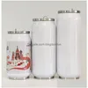 Gobelets 12Oz Sublimation Cola Can Diy 350Ml Bouteille D'eau En Bk Double Paroi En Acier Inoxydable Insated Vide Avec 149 Drop Del Dhay5