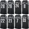 Print City Basketball Dariq Whitehead Jersey 7 Jalen Wilson 22 Dennis Smith Jr. Noah Clowney 21 Spencer Dinwiddie 26 Cameron Thomas 24 Edmond Sumner 4 Shirt Heren Dames