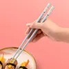 Chopsticks 5 par återanvändbar plast BPA-fri diskmaskin-säker icke-halk kinesisk japansk pinnpresent