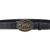 Cintura in pelle decorativa per cavalli Accessori per abbigliamento da uomo moda cowboy L230704