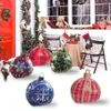 Utomhus jul Uppblåsbar dekorerad boll gjord av PVC 23 6 tum Giant Tree Decorations Holiday Decor 211018275n