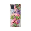Silicon Phone Cover Case For SamSung Galaxy A51 A31 A41 A71 A01 A81 A91 A30S A20S A50S M30S M40S PurPle Summer Peonies Flowers