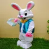 2019 Profesjonalny Profesjonalny Mascot Easter Bunny Costume Bugs Rabbit Hare Adult Fancy Dress Suit295y