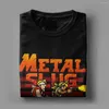 Herr t shirts metal snigel pixel fan art arcade game retro gamer videospel skjorta bomull tees korta ärm tryckta kläder