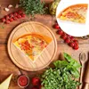 Dekorativa blommor Party Supplies Plastic Food Ornament Artificial Pizza Slice Model Simulation Pography Props Decoration