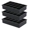 Bakning formar 15 rutnät isfack mögelbox silikon fyrkant kub diy bar pub vin block maker modell kök verktyg
