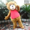 2019 Factory direct teddy bear mascot costume for adult to wear for with 5 colour for choice277h