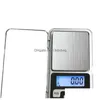 Weighing Scales Mini Electronic Digital Scale Jewelry Weigh Nce Pocket Gram Lcd Display With Retail Box 500G/0.1G 200G/0.01G 293 V2 Dhgzh