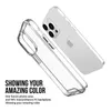 Premium Space Phone Cases Klare Acryl-Rückseite Anti-Drop Robuster transparenter Schutz für iPhone 15 14 13 12 11 pro max Xs XR 7 7p 8 8plus Samsung mit Einzelhandelsverpackung