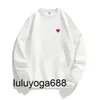 Erkek Hoodies Sweatshirts 23SS Tasarımcı Oynarlar Garcons Mektup Nakış Uzun Kollu Külot Kadın Kırmızı Kalp Gevşek Kazak Giyim Hoodie