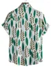 القمصان غير الرسمية للرجال 2023 قميص هاواي الاستوائي ثلاثي الأبعاد شاطئ العطلة قصيرة الأكمام الصيف كبير الحجم