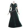 Vuxen kostym Brave Merida Cosplay Party Dress Custom2724