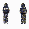 Hoodie Color Camo Sweat Pants Black Tracksuit Autumn and Winter Suit White Blue Women Mens Zip Up Man Sweater LPM