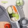 Herramientas de frutas y verduras ECOCO Herramienta de cocina multifuncional Cortador manual Rallador profesional con cuchillas ajustables 230715