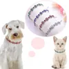 Collares de perro Collar de diamantes de imitación Collar de gato Daisy Zircon joyería de lujo Metal cobre ajustable boda suministros para mascotas