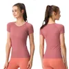 Swiftlys yoga femmes sport t-shirts porter Tech dames à manches courtes T-shirts évacuation de l'humidité tricot haute élastique fitness Fashion Tees 10