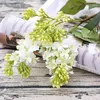 Fleurs décoratives Couronnes 4pcs / lot Artificielle Lilas Belle Soie Flores Pour La Maison De Mariage DIY Décoration Faux Fleur Arrangeme248k