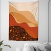 Tapissries Dome Cameras Wall Cloth Mountain Forest Trees Wall Hanging Psychedelic Galaxy Hippie Landscape Tapestry R230714