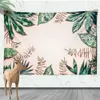 Tapisseries dôme caméras plante tropicale tapisserie tenture murale bohème Hippie Mandala magique bonne chance Simple Kawaiyi décor à la maison