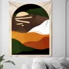 Tapestries Dome Cameras Scenery Wall Hanging Tapestry Camping Sunrise Oil Painting Pattern Sunset Boho Tapestry Yoga Pad Sleeping Decor