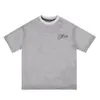 Men's T-Shirts Letter Embroidery Short Sleeve Summer Suede Tees Men's and Women's Y2K Hip Hop Loose Cotton Tshirts Round Neck Oversized Tops 230714