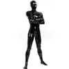 Полная обложка Мужской латексный кошачий костюм сексуальный фетиш -эротический костюмы Резиновый боди для человека плюс размер