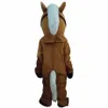 2019 factory Professional New Brown Horse Mascot Costume Adult Size Fancy Dress 183q