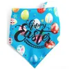 Dog Apparel Easter Bandana Medium Large Dogs Triangle Bibs With Eggs And Rabbit Star Printing Kerchief 182 N2 Drop Delivery Home Gar Dh1Iq