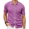 Men's T-Shirts Men's Short Sleeve Polo Shirt with Button Front and Collar | Classic and Stylish Design for Casual Formal Wear L230715