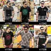 T-shirts pour hommes VENTE CHAUDE GXXH Oversize Grande Taille Hommes Manches Courtes Imprimé T-shirts Homme Fat Guy Été Hommes Tee Vêtements XXL-4XL 5XL 6XL 7XL L230715