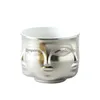 Jardinières Pots Visage Humain Pot De Fleurs Céramique Vase Floral Plantes Succentes Modernes Réservoir De Stockage Maison Homme Et Femmes Style Contracté 15 Dhgys