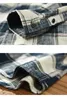 Men s T Shirts Men Clothing Japanese Striped Plaid Spring Autumn Long sleeved Shirt Casual Loose Top Youth Cotton Coat 230715
