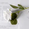 Kwiaty dekoracyjne Rayon Rose Flower Wedding Decoration Decoration Długość bukiet aranżacja sztuczna roślina walentynkowa prezent.