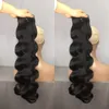 1 pacote de acordo onda do corpo 100% vietnamita cru feixes de cabelo humano cor natural extensão do cabelo não processado