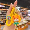 Fashion blogger designer jewelr New Sunflower Bear Cat Silicone Jewelry Keychain mobile phone Keychains Lanyards KeyRings wholesale YS182