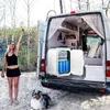 Minikylskåp, 4 Lite AC/DC Portable Thermoelectric Cooler and Warmer Kylskåp för semestergåva, hudvård, dryck, mat, hem, kontor och bil, camping, picknick