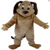 2019 Factory Tan Dog Mascot Head Costume Animal Theme Costumes 199K