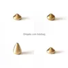 Fragrance Lamps Water Drop Shape Incense Stick Holder Brass Small Censer Accessories Mini Copper Home Decor 272 N2 Delivery Garden F Dhkvg