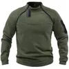 US Men's Tactical Outdoor Jacket Hunting Clothes Warm Zippers Fleece Pullover Man Windproof Spring Winter Coat Thermal