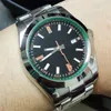 2813 movement orologio 41mm designer mens watch gmt maturation business leisure orologi vintage green black dial luxury watches fashion SB025 C23