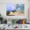 High Quality Handcrafted Claude Monet Oil Painting The Jetty at Le Havre 1868 Landscape Canvas Art Beautiful Wall Decor