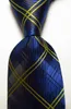 Bow Ties Fashion Plaid krawat 9 cm Silk Set Fet Ced Red Blue Yellow Jacquard Tkane