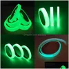 Rubans adhésifs Ruban lumineux Self Pet Warning Night Vision Glow In Dark Wall Sticker Fluorescent Emergency 157 G2 Drop Delivery Offi Dhu5I