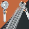 Other Faucets Showers Accs Drop Double Sided Unique Shower Head Bathroom 3 Jettings Water Saving Filtration Showerhead 230714