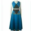 Steven Universe Lapis Lazuli Blue Dress Halloween Cosplay Costume273j