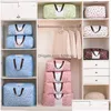 Storage Bags Quilt Non Woven Bag Foldable Clothes Blanket Sweater Organizer M/L/Xl Holder 87 G2 Drop Delivery Home Garden Housekee O Dh4Jm