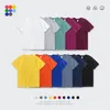 Vests Iation Multicolors Round Neck Tshirts Unisex Summer Tees Basic Loose Fit 100% Cotton Tshirts Men Short Sleeve Tees