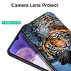 Pour OPPO Reno 6 4G PRO 5G Coque Silicone Téléphone Couverture Arrière Noir Tpu Coque Lion Loup Tigre Dragon